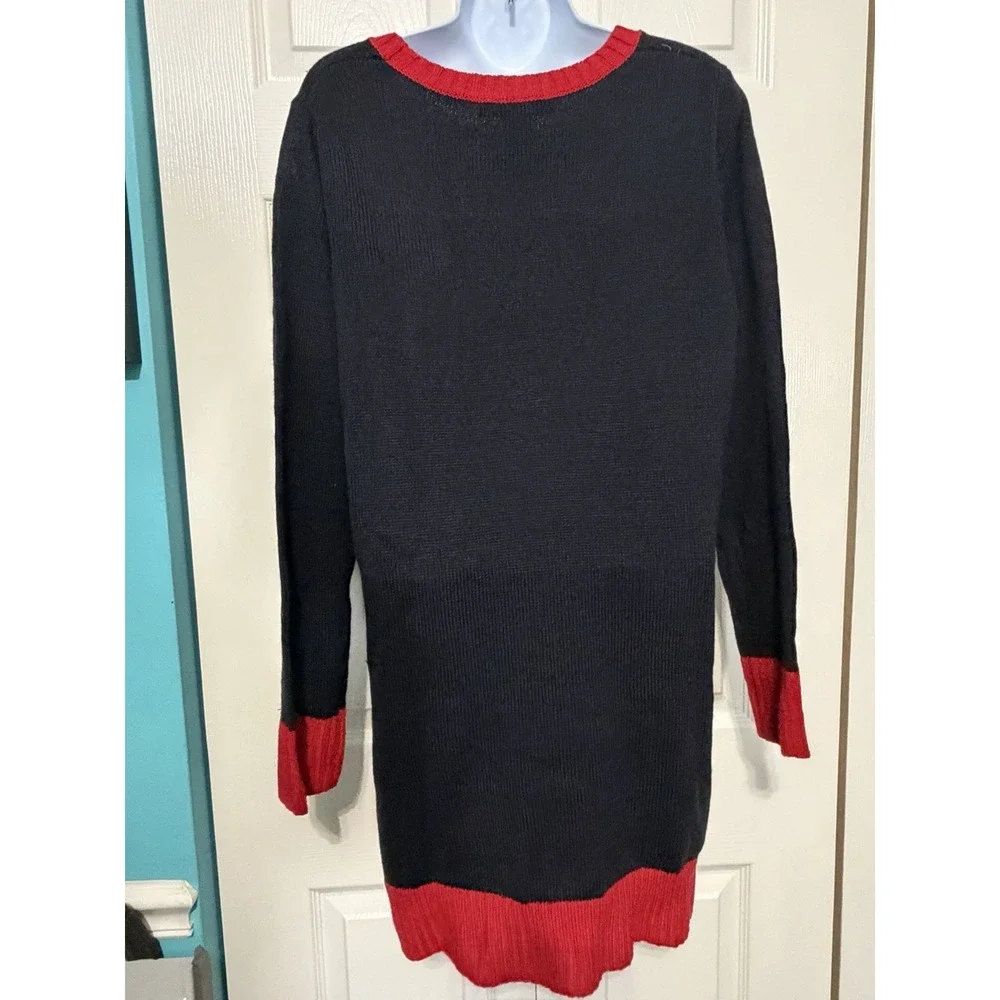United States Sweaters Women's Multi‎ Color Christmas Sweater/ Dress Size Large